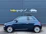 Fiat 500 0.9 Turbo Lounge *schuifdak *cruise *blauw metallic