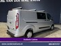 Ford Transit Custom 2.0 TDCI 131pk L2H1 Dubbele Cabine Euro6 Airco | 6-Zits | Camera | LED | 2800kg Trekhaak | Cruisecontrol Verwarmde voorruit, Android Auto, Dakdragers, Parkeersensoren