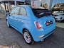 Fiat 500C 1.2 Lounge | Leder | Keurig onderhouden | El. cabriokap | Zeer nette staat!