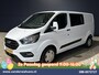 Ford Transit Custom 2.0 TDCI 131pk L2H1 Dubbele Cabine Euro6 Airco | 6-Zits | Navigatie | LED | Apple Carplay | Cruisecontrol Android Auto, Parkeersensoren, Stoelverwarming, Verwarmde voorruit, 2800kg trekvermogen