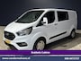 Ford Transit Custom 2.0 TDCI 131pk L2H1 Dubbele Cabine Euro6 Airco | 6-Zits | Navigatie | LED | Apple Carplay | Cruisecontrol Android Auto, Parkeersensoren, Stoelverwarming, Verwarmde voorruit, 2800kg trekvermogen