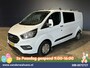 Ford Transit Custom 2.0 TDCI 170pk L2H1 Dubbele Cabine Euro6 Airco | 6-Zits | Camera | Navigatie | LED | Apple Carplay Android Auto, Cruisecontrol, Stoelverwarming, Verwarmde voorruit, Parkeersensoren, 2800kg trekvermogen, Dakdragers