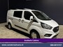 Ford Transit Custom 2.0 TDCI 170pk L2H1 Dubbele Cabine Euro6 Airco | 6-Zits | Camera | Navigatie | LED | Apple Carplay Android Auto, Cruisecontrol, Stoelverwarming, Verwarmde voorruit, Parkeersensoren, 2800kg trekvermogen, Dakdragers