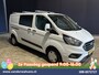 Ford Transit Custom 2.0 TDCI 170pk L2H1 Dubbele Cabine Euro6 Airco | 6-Zits | Camera | Navigatie | LED | Apple Carplay Android Auto, Cruisecontrol, Stoelverwarming, Verwarmde voorruit, Parkeersensoren, 2800kg trekvermogen, Dakdragers