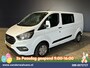 Ford Transit Custom 2.0 TDCI 131pk L2H1 Dubbele Cabine Euro6 Airco | 6-Zits | LED | Cruisecontrol | 2800kg trekhaak Parkeersensoren, Stoelverwarming