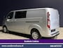 Ford Transit Custom 2.0 TDCI 130pk Automaat L2H1 Dubbele Cabine Euro6 Airco | 2x Zijdeur | 5-Zits | Navigatie | Camera LED, Cruisecontrol, Stoelverwarming, Verwarmde voorruit, Trekhaak, Parkeersensoren