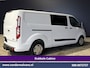 Ford Transit Custom 2.0 TDCI 130pk Automaat L2H1 Dubbele Cabine Inrichting Euro6 Airco | 5-Zits | Navigatie | LED Cruisecontrol, Stoelverwarming, Verwarmde Voorruit, Trekhaak, Parkeersensoren