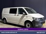 Volkswagen Transporter 2.0 TDI 150pk L2H1 Dubbele Cabine Euro6 Airco | 5-Zits | Navigatie | 2500kg Trekhaak | Apple Carplay Android Auto, Sidebars, Parkeersensoren, Achterklep