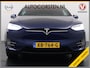 Tesla Model X 100D 423pk Dual Motor Leer Luchtvering Trekhaak AutoPilot Pano-Dak Adaptive Cruise Vleugeldeuren Camera's Elektr.Stoelen/Stuur+Verwarmd+Geheugen Keyless Wifi Adaptieve koplampen Lmv 20" Led Elektr.-Achterklep Bordherkenning Verwarmde Sproeiers-bladen Carbon Sentry Mode Valet mode 2.250 kg Trekvermogen! Nieuwprijs €124.700,-