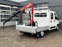 Peugeot Boxer 335 2.0 BlueHDI L2 Euro 6 Fassi laadkraan Airco Trekhaak 2500kg trekgewicht Kastinrichting 3-Persoons P-up Pick-up Open laadbak