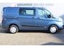 Ford Transit Custom 300 2.0-130pk TDCI L1H1 Trend Dubb. cabine. Trekgewicht 2.500kg ! Airco, stoel- spiegelverwarming, bijrijdersstoel, dubbele cabine, trekhaak, parkeersensoren v+a, navigatie, telefoonvoorb., metallic lak