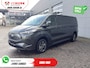 Ford E-Transit Custom 340 71 kWh 218 pk 340 km WLTP L2 Limited 2x Elek.Schuif/ 2.3t Trekverm./ Snellader/ Matrix LED/ B&O/ Adapt.Cruise/ Standkachel/ Carplay/ 360 Camera