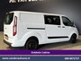 Ford Transit Custom 2.0 TDCI 131pk L2H1 Dubbele Cabine Euro6 inrichting Airco | 6-Zits | Navigatie | LED | Apple Carplay | Cruisecontrol Android Auto, Parkeersensoren, Achterklep, 2800kg trekvermogen