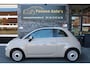 Fiat 500 1.2 Lounge Cappuccino, Leer, City, Automaat, Multistuur, Onderhouden!