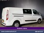 Ford Transit Custom 2.0 TDCI 131pk Automaat L2H1 Dubbele cabine Euro6 Airco | 6-Zits | Camera | Navigatie | Apple Carplay LED, Trekhaak, Cruisecontrol, Android Auto, Stoelverwarming, Verwarmde Voorruit, Parkeersensoren, Bijrijdersbank