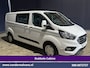 Ford Transit Custom 2.0 TDCI Automaat 131pk L2H1 Dubbel cabine Euro6 *Laadklep* Airco | 6-Zits | Camera | Navigatie | Apple Carplay LED, Trekhaak, Cruisecontrol, Android Auto, Stoelverwarming, Verwarmde Voorruit, Parkeersensoren, Bijrijdersbank