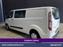 Ford Transit Custom 2.0 TDCI 130pk L2H1 Dubbele Cabine Euro6 inrichting | Airco | 6-Zits | LED | Cruisecontrol | Parkeersensoren Achterklep, 2800kg Trekvermogen