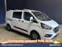 Ford Transit Custom 2.0 TDCI 130pk L2H1 Dubbele Cabine Euro6 Airco | 6-Zits | Camera | LED | Cruisecontrol | 2800kg Trekhaak Android Auto, Verwarmde voorruit, Stoelverwarming, Parkeersensoren, Dakdragers