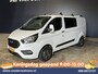 Ford Transit Custom 2.0 TDCI 130pk L2H1 Dubbele Cabine Euro6 Airco | 6-Zits | Camera | LED | Cruisecontrol | 2800kg Trekhaak Android Auto, Verwarmde voorruit, Stoelverwarming, Parkeersensoren, Dakdragers