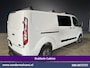 Ford Transit Custom 2.0 TDCI 130pk L2H1 Dubbele Cabine Euro6 Airco | 6-Zits | Camera | LED | Cruisecontrol | Trekhaak Android Auto, Verwarmde voorruit, Stoelverwarming, Parkeersensoren, Dakdragers