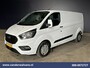 Ford Transit Custom 2.0 TDCI 130pk L2H1 Euro6 Airco | Camera | 2800kg Trekhaak | LED | Android Auto Cruisecontrol, Verwarmde voorruit, Stoelverwarming, Parkeersensoren, Bijrijdersbank