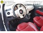 Fiat 500 1.4-16V 101PK LOUNGE PERFECT ONDERHOUDEN PARELMOER WIT PANORAMADAK LEDER STOELVERWARMING LMV AIRCO BLUETOOTH ELECTR.RAMEN-SPIEGELS
