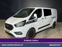 Ford Transit Custom 2.0 TDCI 170pk L2H1 Dubbele Cabine Euro6 Airco | 5-Zits | 2x Zijdeur | Camera | Navigatie | LED, Apple Carplay, Android Auto, Cruisecontrol, Verwarmde voorruit, Trekhaak, Parkeersensoren