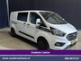 Ford Transit Custom 2.0 TDCI 170pk L2H1 Dubbele Cabine Euro6 Airco | 5-Zits | 2x Zijdeur | Camera | Navigatie | LED, Apple Carplay, Android Auto, Cruisecontrol, Verwarmde voorruit, Trekhaak, Parkeersensoren