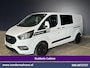 Ford Transit Custom 2.0 TDCI 170pk L2H1 Dubbele Cabine Euro6 Airco | 5-Zits | 2x Zijdeur | Camera | Navigatie | LED, Apple Carplay, Android Auto, Cruisecontrol, Verwarmde voorruit, Trekhaak, Parkeersensoren