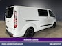 Ford Transit Custom 2.0 TDCI 170pk L2H1 Dubbele Cabine Euro6 Airco | 5-Zits | 2x Zijdeur | Camera | Navigatie | LED, Apple Carplay, Android Auto, Cruisecontrol, Verwarmde voorruit, Trekhaak, Parkeersensoren