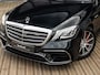 Mercedes-Benz S-klasse AMG 63 4Matic+ Lang Premium Plus / Panoramadak/ Burmester/ Entertainment achter/ DISTRONIC/ Smaragdgroen/ Bruin interieur