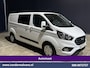 Ford Transit Custom 2.0 TDCI 131pk Automaat L2H1 Dubbele Cabine Euro6 Airco | 5-Zits | Camera | Navigatie | LED Apple Carplay, Android Auto, Adaptieve Cruisecontrol, Trekhaak, Stoelverwarming, Verwarmde voorruit, Parkeersensoren