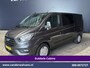 Ford Transit Custom 2.0 TDCI 170pk L2H1 Dubbele Cabine Euro6 Airco | 5-Zits | 2x Zijdeur | Camera | LED Apple Carplay, Android Auto, Cruisecontrol, Parkeersensoren, Stoelverwarming, Verwarmde voorruit 2800kg trekvermogen