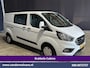 Ford Transit Custom 2.0 TDCI 131pk L2H1 Dubbele Cabine Euro6 Airco | 6-Zits | LED | Cruisecontrol | Parkeersensoren Achterklep, 2800kg trekvermogen