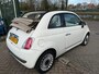 Fiat 500C 0.9 TwinAir Lounge Cabriolet leerbekeleding 2e eigenaar dealer onderhouden airco elektrische ramen cv op afs