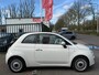 Fiat 500C 0.9 TwinAir Lounge Cabriolet leerbekeleding 2e eigenaar dealer onderhouden airco elektrische ramen cv op afs