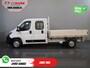Opel Movano 2.2 140 pk DC Dubbel Cabine Open Laadbak/ 7 Pers./ 2.5t Trekverm./ Cruise/ Airco/ 288x215x35/ Pick up