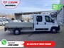 Opel Movano 2.2 140 pk DC Dubbel Cabine Open Laadbak/ 7 Pers./ 2.5t Trekverm./ Cruise/ Airco/ 288x215x35/ Pick up