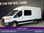 Ford Transit 2.0 TDCI 170pk L4H3 Dubbele Cabine Euro6 Airco | 6-zits | Camera | LED | Apple Carplay | 2800kg Trekvermogen | Cruisecontrol, Android Auto, Stoelverwarming, Verwarmde Voorruit, Parkeersensoren, Bijrijdersbank