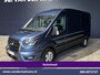 Ford Transit 2.0 TDCI 185pk Automaat L3H2 Euro6 Airco | Xenon | Camera | Navigatie | Apple Carplay | Cruisecontrol | LED Android Auto, Verwarmde voorruit, Stoelverwarming, LM velgen, Elektrisch verstelbare bestuurdersstoel, Parkeersensoren, Bijrijdersbank