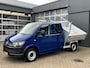 Volkswagen Transporter 2.0 TDI L2H1 DC Euro 6 Kipper open laadbak Airco trekhaak 2200kg trekgewicht 1e eigenaar Dealer onderhouden Telefoonverbinding Kieper P-up Doka Pritsche Ahk 2200kg
