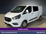 Ford Transit Custom 2.0 TDCI 130pk L2H1 Dubbele Cabine Euro6 Airco | 6-Zits | Camera | Navigatie | Apple Carplay | LED Android Auto, Cruisecontrol, Stoelverwarming, Verwarmde voorruit, Parkeersensoren