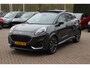 Ford Puma 1.0 EcoBoost Hybrid ST-Line X Vignale 155pk / NL Auto! / Full option! / Trekhaak / Panoramadak / Camera / Leder / CarPlay / B&O / 18'' / Keyless / Stuur+Stoelverwarming / Dodehoek / DAB / Verwarmde voorruit / ACC