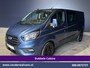 Ford Transit Custom 2.0 TDCI 131pk L2H1 Dubbele Cabine Euro6 Airco | 6-zits | Camera | LED | 2800kg Trekhaak | LM Velgen | Cruisecontrol, Android Auto, Verwarmde Voorruit, Parkeersensoren