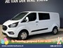 Ford Transit Custom 2.0 TDCI 130pk L2H1 Dubbele Cabine Euro6 Airco | 6-Zits | LED | Cruisecontrol | Trekhaak Parkeersensoren, Verwarmde voorruit