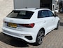 Audi A3 Sportback 40 TFSI e 2x S-Line / AUTOMAAT/ ZWART OPTIEK/ CAMERA/ PARK. SENSOREN/ LED/ SMARTPHONE INTERFACE/ VIRTUAL COCKPIT/ KEYLESS/ ADAPT. CRUISE/ NAVI/ CLIMA/ DAB/ 18" LMV