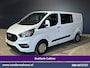 Ford Transit Custom 2.0 TDCI 131pk L2H1 Dubbele Cabine Euro6 Airco | 5-Zits | Camera | LED | 2800kg Trekhaak | Apple Carplay Cruisecontrol, Android Auto, Stoelverwarming, Verwarmde Voorruit, Parkeersensoren