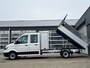 Volkswagen Crafter 35 2.0 TDI L4 DC 140pk Airco Cruise controle Trekhaak 3000kg trekgewicht Kipper 6-Persoons Euro 6 Dubbele cabine 1e eigenaar Open laadbak Pick-up Bakwagen Kieper