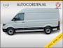 Volkswagen Crafter 35 2.0TDI 177pk! L3H3 EL Highline Trekhaak Camera Navi PDC-a+v Dab Treeplanken Schuifdeur Bluetooth EURO-6 CruiseControl Voorruitverwarming Betonplex-Vloer Wandbetimmering Aut.Verlichting Elek.Ramen/Spiegels Euro 6 Krachtige motor 177pk/410Nm zorgt voor 3.500 kg Trekgewicht!
