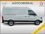 Volkswagen Crafter 35 2.0TDI 177pk! L3H3 EL Highline Trekhaak Camera Navi PDC-a+v Dab Treeplanken Schuifdeur Bluetooth EURO-6 CruiseControl Voorruitverwarming Betonplex-Vloer Wandbetimmering Aut.Verlichting Elek.Ramen/Spiegels Euro 6 Krachtige motor 177pk/410Nm zorgt voor 3.500 kg Trekgewicht!